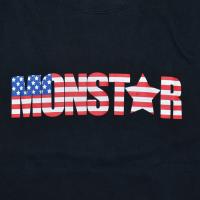 MONSTARアメリカ国旗Tシャツ